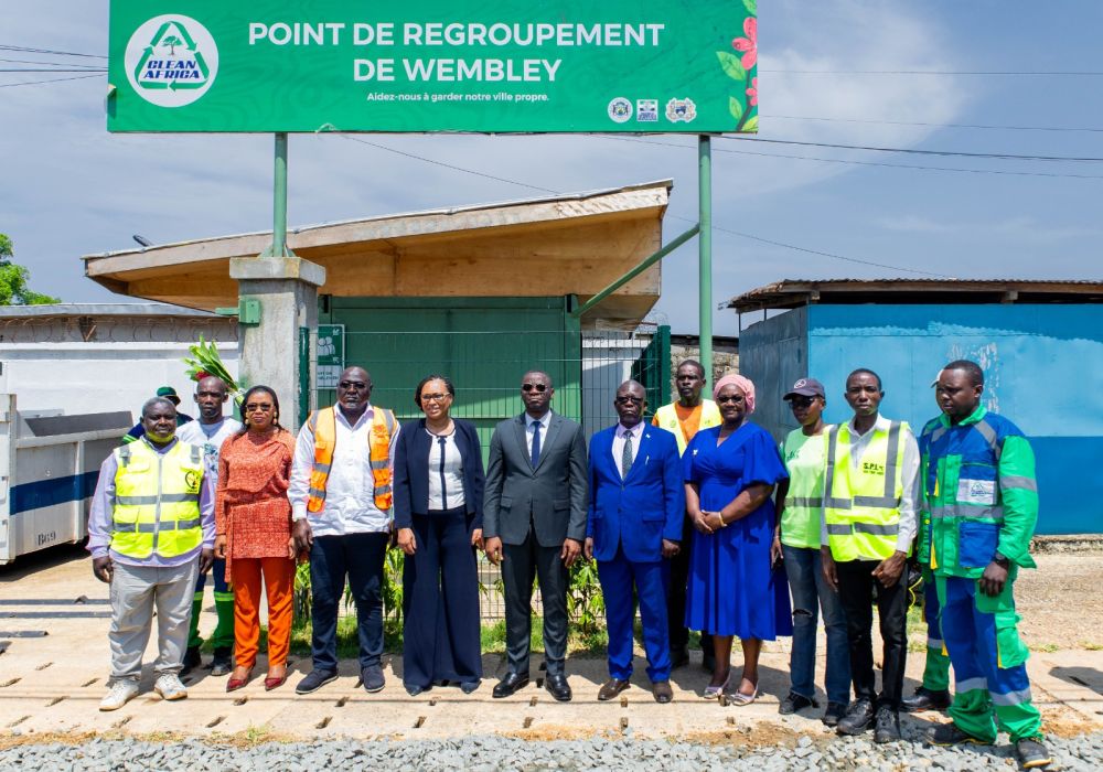 Inauguration du point de regroupement de Wembley